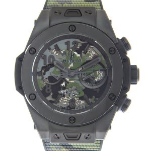 Cheap Fake Hublot Big Bang Camo Yohji Yamamoto Chronograph Automatic Green Dial Men's Watch 411.CI.0114.RX.YOY20