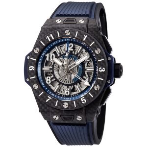 Cheap Fake Hublot Big Bang Unico GMT Automatic Skeleton Dial Men's Watch 471.QX.7127.RX