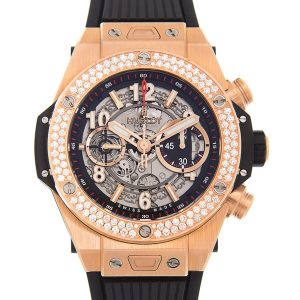 Cheap Fake Hublot Big Bang Unico King Gold Dial Silver Automatic Men's Watch 411.OX.1180.RX.1104