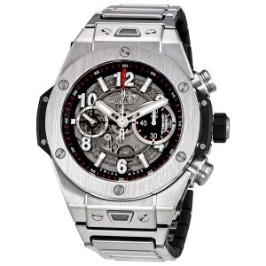 Cheap Fake Hublot Big Bang Unico Mat Black Skeleton Dial Chronograph Men's Watch 411.NX.1170.NX