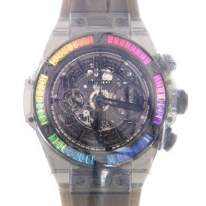 Cheap Fake Hublot Big Bang Unico Rainbow Sapphire Chronograph Automatic Men's Watch 411.JB.4901.RT.4099