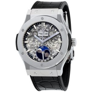 Cheap Fake Hublot Classic Fusion Aerofusion Moonphase Sapphire Dial Titanium Men's Watch 517.NX.0170.LR
