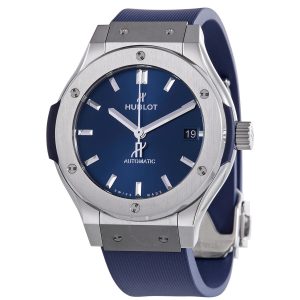 Cheap Fake Hublot Classic Fusion Automatic Blue Dial Men's Watch 565.NX.7170.RX