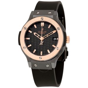 Cheap Fake Hublot Classic Fusion Black Carbon Dial Unisex Watch 561.CO.1780.RX