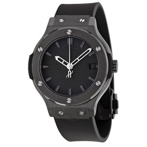 Cheap Fake Hublot Classic Fusion Black Dial Rubber Strap Men's Watch 561.CM.1110.RX