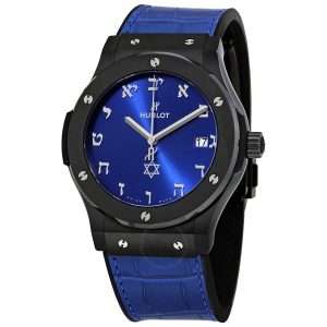 Cheap Fake Hublot Classic Fusion Israel 70th Anniversary Limted Edition Automatic Blue Dial Men's Watch 511.CM.7170.LR.ISL18