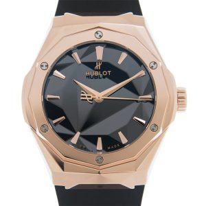Cheap Fake Hublot Classic Fusion Orlinski King Gold Automatic Black Dial Men's Watch 550.OS.1800.RX.ORL19