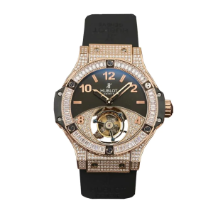 Cheap Fake Hublot Classic Fusion Tourbillon Diamond Rose Gold Replica