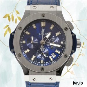 Hublot Big Bang Men's 301.SX.7170.LR 44mm Strap Silver-tone