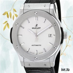 Hublot Classic Fusion 511.NX.2611.LR Men's 43mm/42mm/45mm Leather Strap Silver-tone