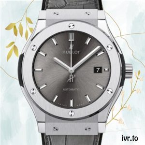 Hublot Classic Fusion 43mm/42mm/45mm Men's 511.NX.7071.LR Silver-tone Leather Strap