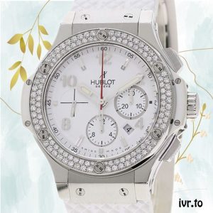 Hublot Big Bang 44mm 301.SE.230.RW.114 Men Silver-tone Rubber Band