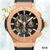 Hublot Big Bang Men 311.PX.1180.GR 44mm Skeleton Dial Leather Strap