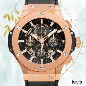 Hublot Big Bang Men 311.PX.1180.GR 44mm Skeleton Dial Leather Strap