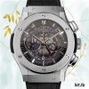 Hublot Tourbillon Skeleton Titanium 45mm 506.NX.0170.LR Men Leather Strap Hand Wind/Quartz
