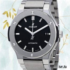 Hublot Classic Fusion 510.NX.1170.NX Men's 45mm Black Dial Stainless Steel