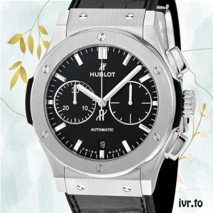 Hublot Classic Fusion Men's 521.NX.1171.LR 42mm Silver-tone Leather Strap
