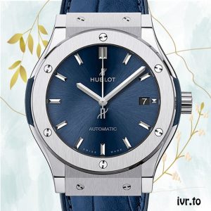 Hublot Classic Fusion Men's 43mm/42mm/45mm 511.NX.7170.LR/542.NX.7170.LR Leather Strap Silver-tone
