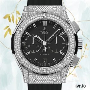 Hublot Classic Fusion Men 521.NX.9010.LR.1704 44mm Diamonds Automatic