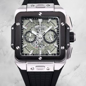 Hublot Square Big Bang Replica 42mm Unico Titanium Black Ceramic Watch