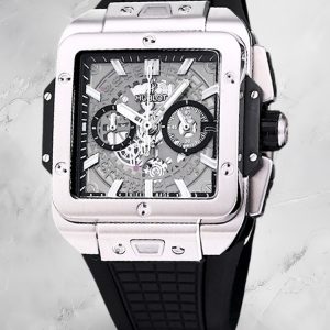 Hublot Square Big Bang Replica Unico 42mm White gold Titanium Ceramic Watch