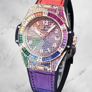 Hublot Big Bang Replica 465.OX.9900.LR.0999 Rainbow King Gold Watch