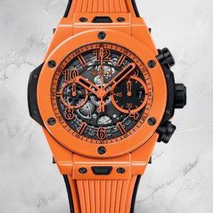 Hublot Big Bang Replica Unico 42mm Polished Orange Ceramic Watch