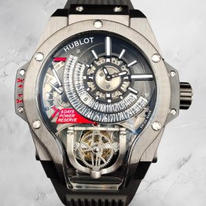 Hublot Big Bang Replica MP-09 49 Bi-Axial Tourbillon Transparent Case Watch