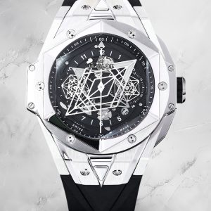 Hublot Big Bang Replica 45mm Sang Bleu II Titanium Black Dial Watch