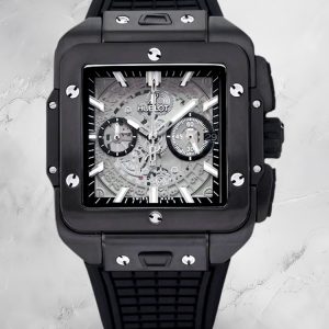 Hublot Square Big Bang Replica Unico 821.CI.0170.RX Polished Black Ceramic Watch