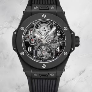 Hublot Big Bang Replica Unico Tourbillon 45mm Black Ceramic Bezel Watch