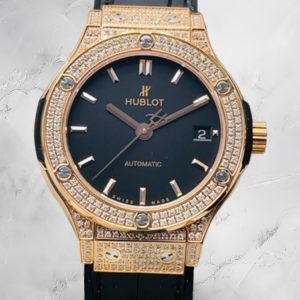 Hublot Classic Fusion Replica 542.OX.1181.LR.1704 42mm Rose Gold Black Dial Watch