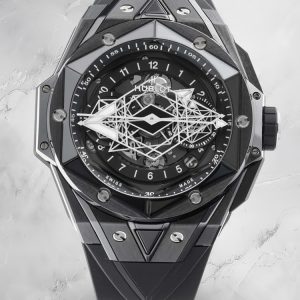 Hublot Big Bang Sang Replica Bleu II 418.CX.1107.RX.MXM22 45mm Black Dial Watch