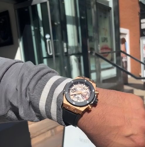 Hublot Big Bang 411.OM.1180.RX Men 46mm Rose Gold-tone photo review