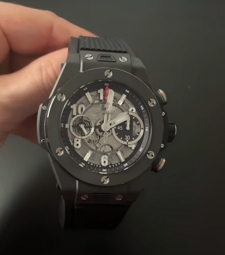Hublot Big Bang Men 44mm 411.CI.1170.RX Automatic Skeleton Dial photo review