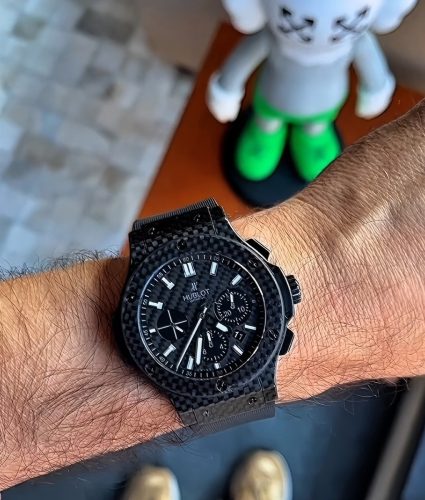 Hublot Big Bang 301.QX.1740.RX 44mm Men's Stainless Steel Black-tone photo review