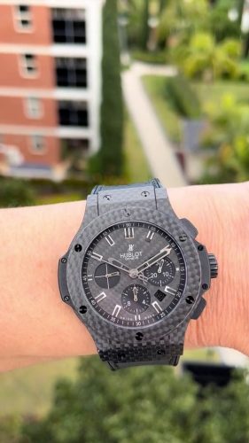 Hublot Big Bang 301.QX.1740.RX 44mm Men's Stainless Steel Black-tone photo review