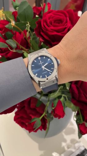 Hublot Classic Fusion Men's 43mm/42mm/45mm 511.NX.7170.LR/542.NX.7170.LR Leather Strap Silver-tone photo review