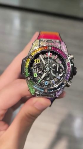 Hublot Big Bang 421.NX.1117.LR.0999 Men 44mm Diamond Bezel photo review
