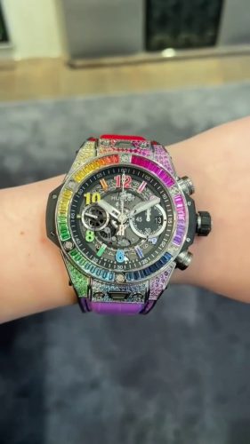 Hublot Big Bang 421.NX.1117.LR.0999 Men 44mm Diamond Bezel photo review