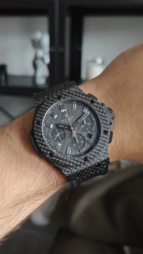 Hublot Big Bang 301.QX.1740.RX 44mm Men's Stainless Steel Black-tone photo review