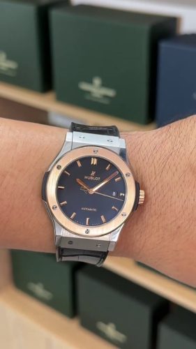 Hublot Classic Fusion 43mm 511.NO.1181.LR Men's Leather Strap photo review
