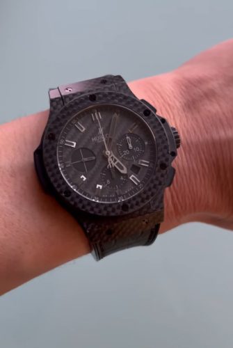 Hublot Big Bang 301.QX.1740.RX 44mm Men's Stainless Steel Black-tone photo review