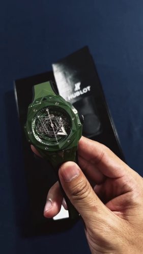 Hublot Big Bang Replica Unico 418.GX.5207.RX.MXM22 45mm Green Ceramic Watch photo review