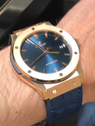 Hublot Classic Fusion 43mm/42mm/45mm Men's 511.OX.7180.LR Leather Strap photo review