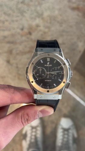 Hublot Classic Fusion Men's 521.NX.1171.LR 42mm Silver-tone Leather Strap photo review