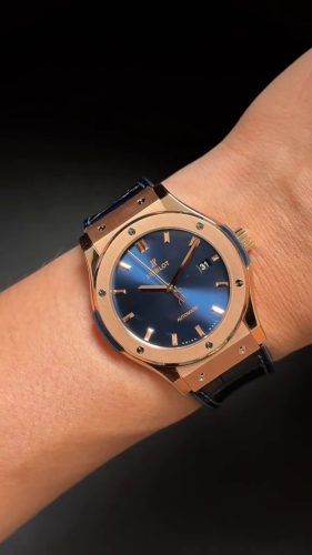 Hublot Classic Fusion 43mm/42mm/45mm Men's 511.OX.7180.LR Leather Strap photo review