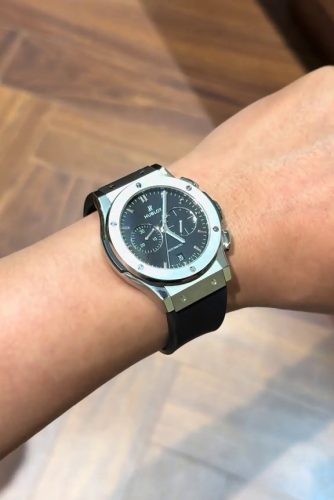 Hublot Classic Fusion 541.NX.1171.RX Men's 45mm Silver-tone Stainless Steel photo review