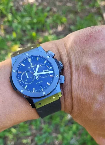 Hublot Classic Fusion 541.NX.1171.RX Men's 45mm Silver-tone Stainless Steel photo review