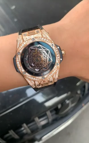 Hublot Big Bang 45mm 415.OX.1118.VR.1704.MXM17 Men Stainless Steel Rose Gold-tone photo review
